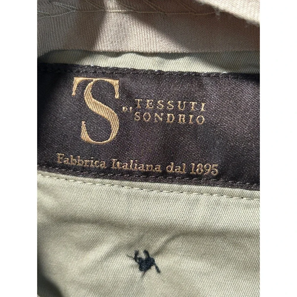 Banana Republic Mens Tessuti di Sondrio Charcoal Crosshatch Dress Pants 32x30